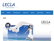 Tablet Screenshot of lecla.com